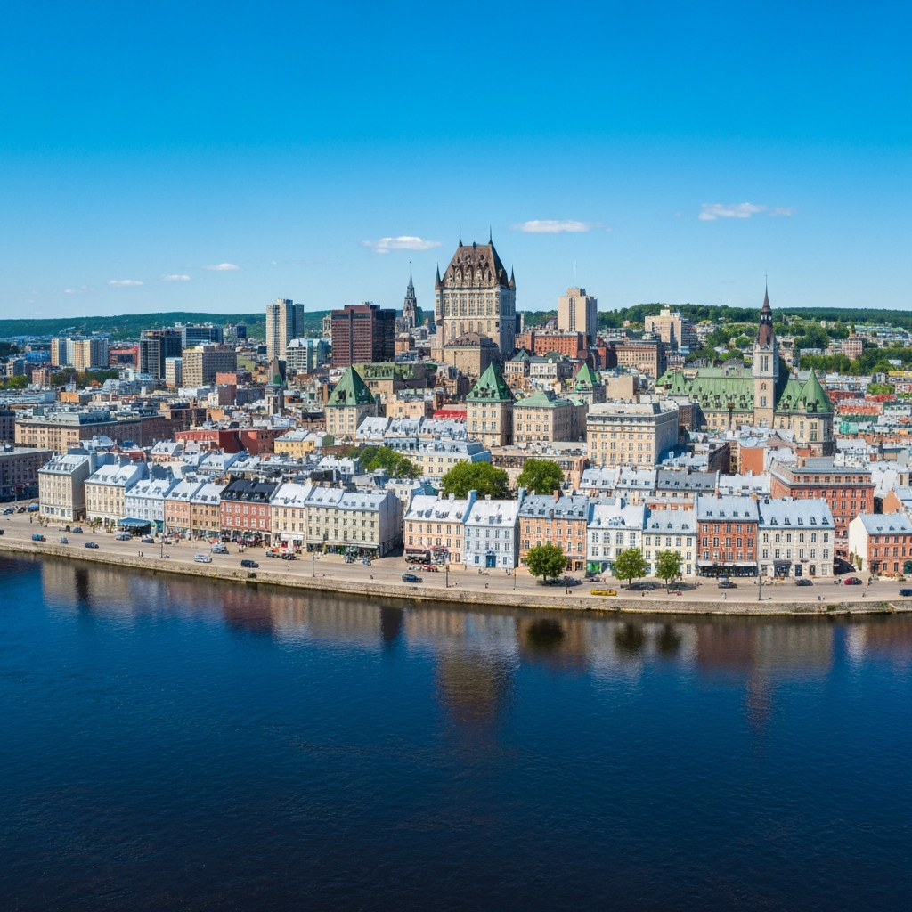 Quebec City Arrival Jet