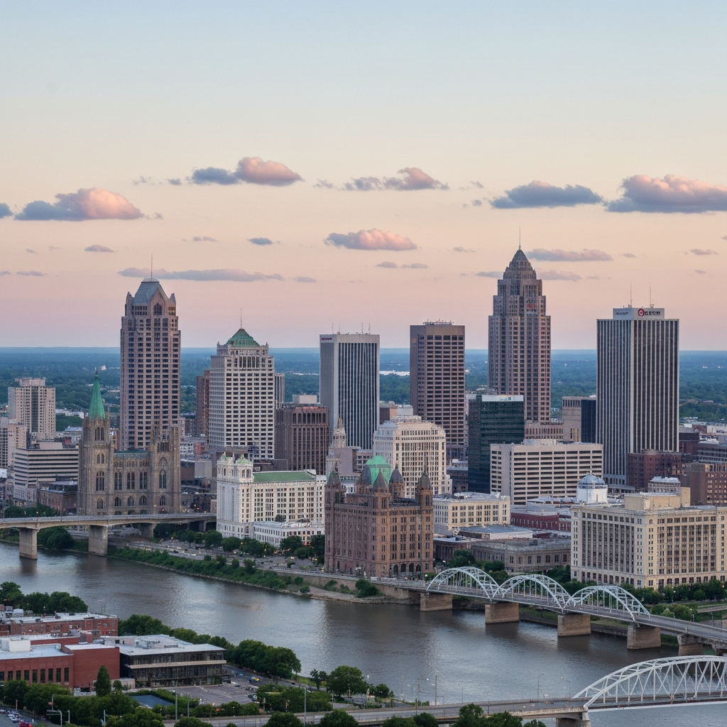 Louisville Kentucky Skyline