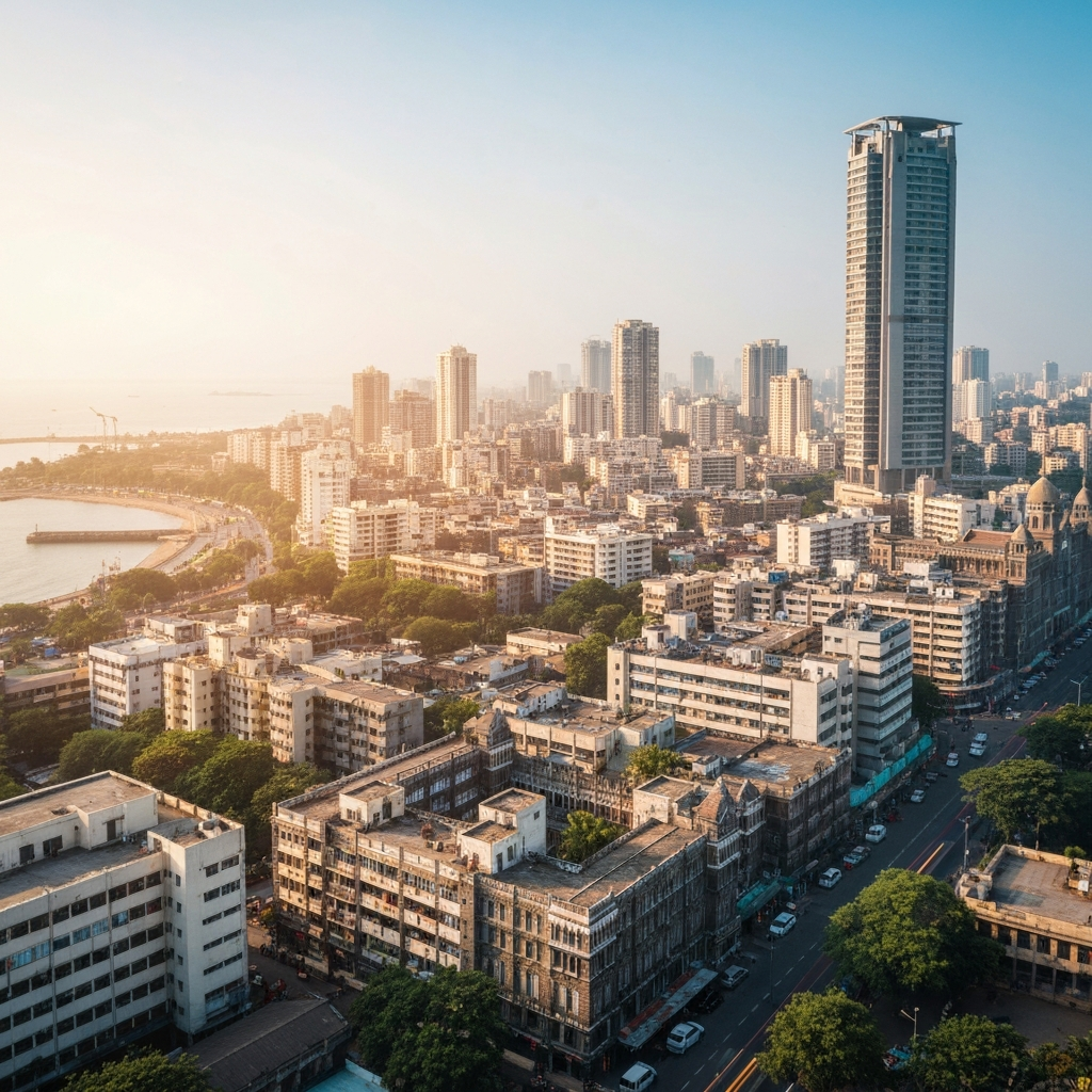 Mumbai aerial view
