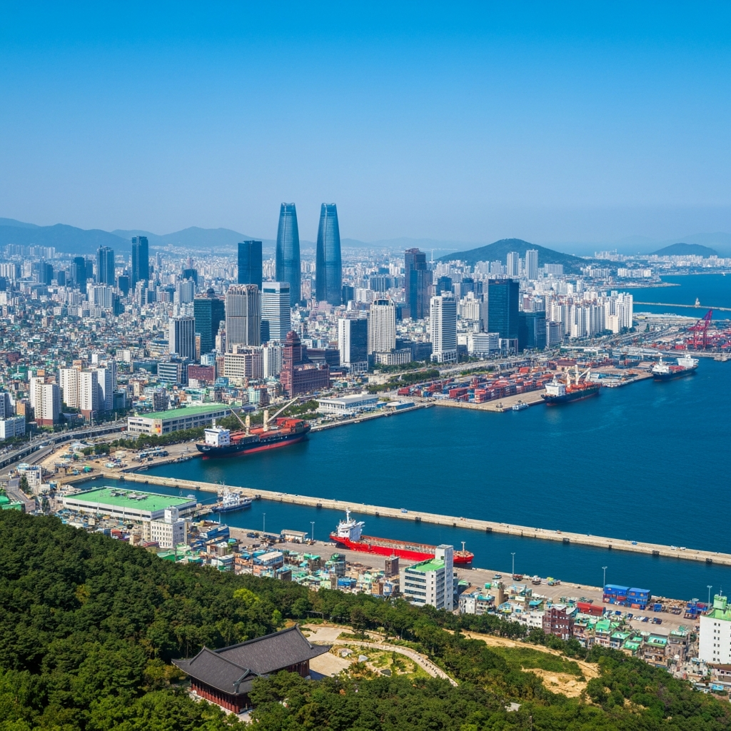 Ulsan to Incheon Private Jet Route
