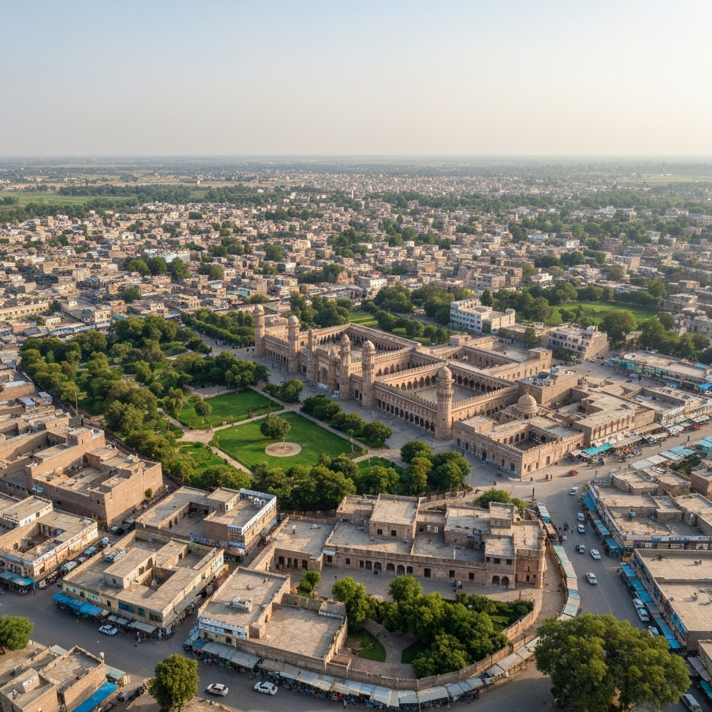 Gujranwala aerial view