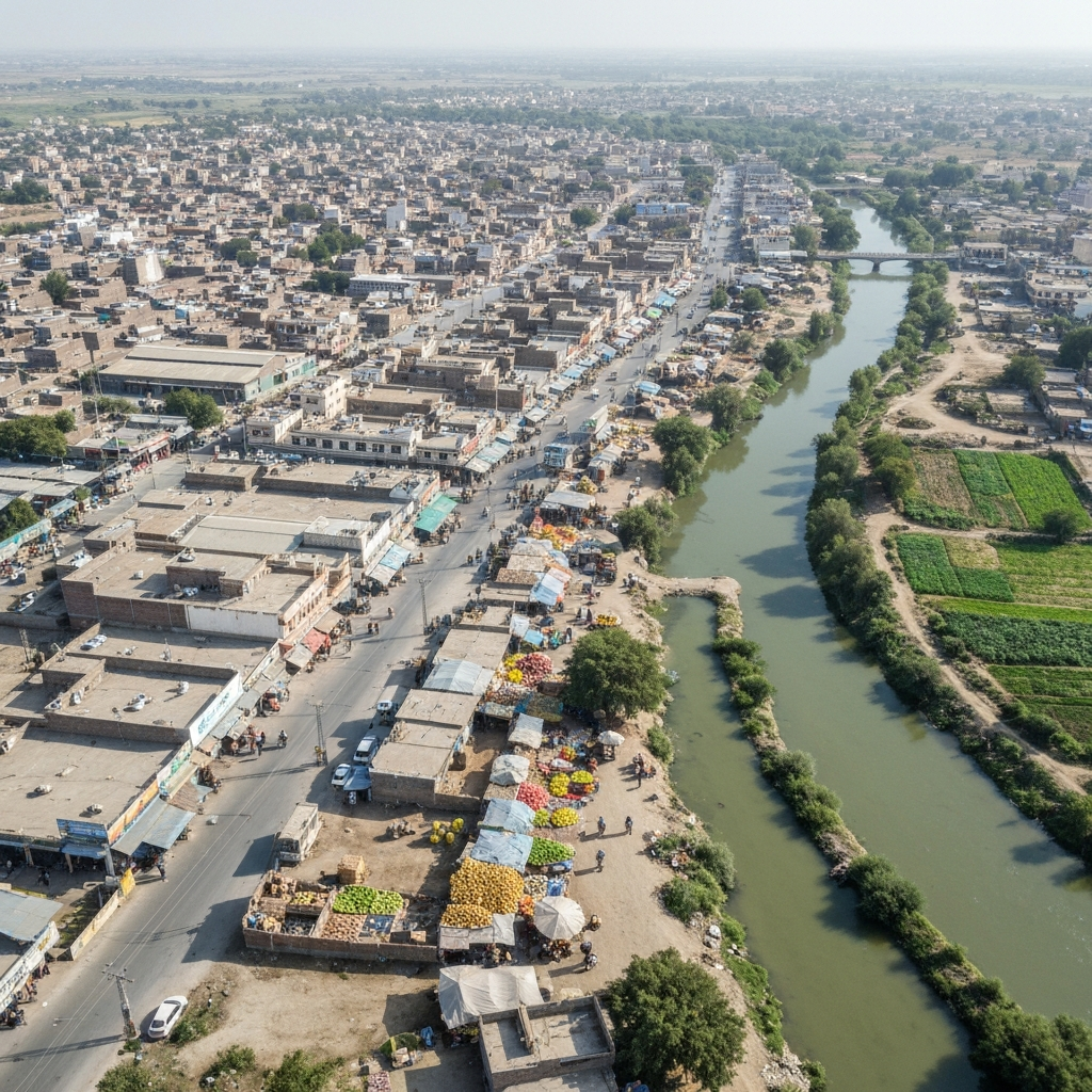 Gujranwala skyline