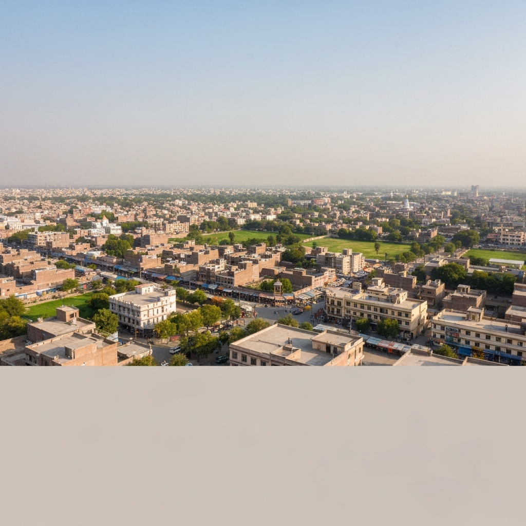 Faisalabad cityscape