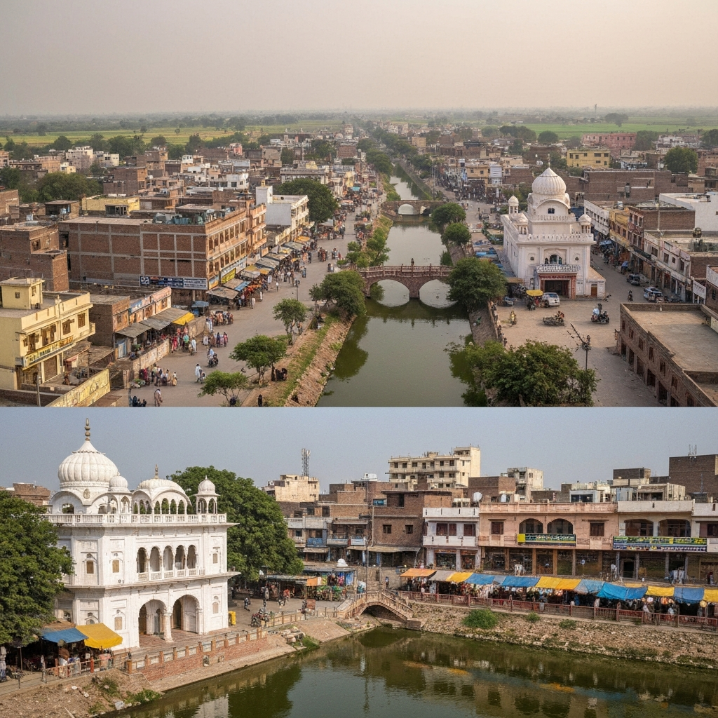 Aerial view of Gujranwala