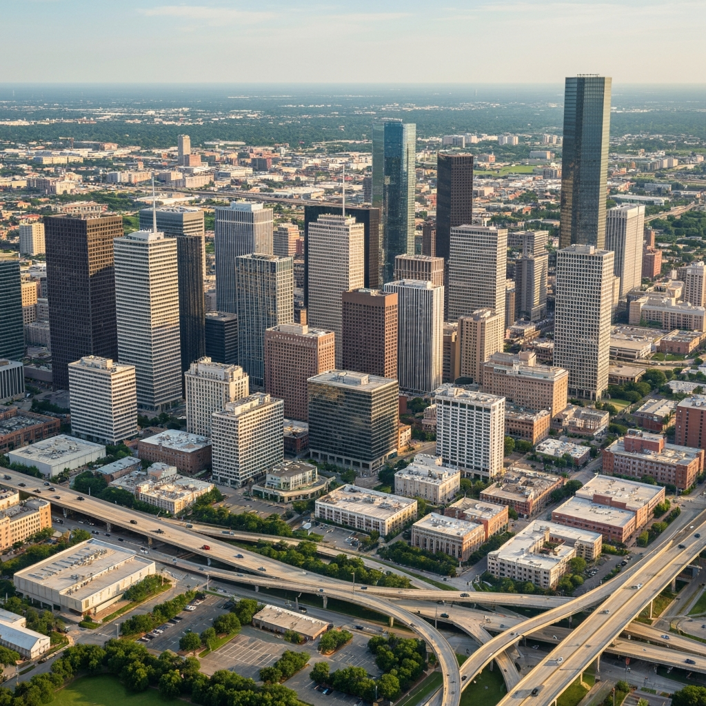 Dallas to Houston Private Jet Route