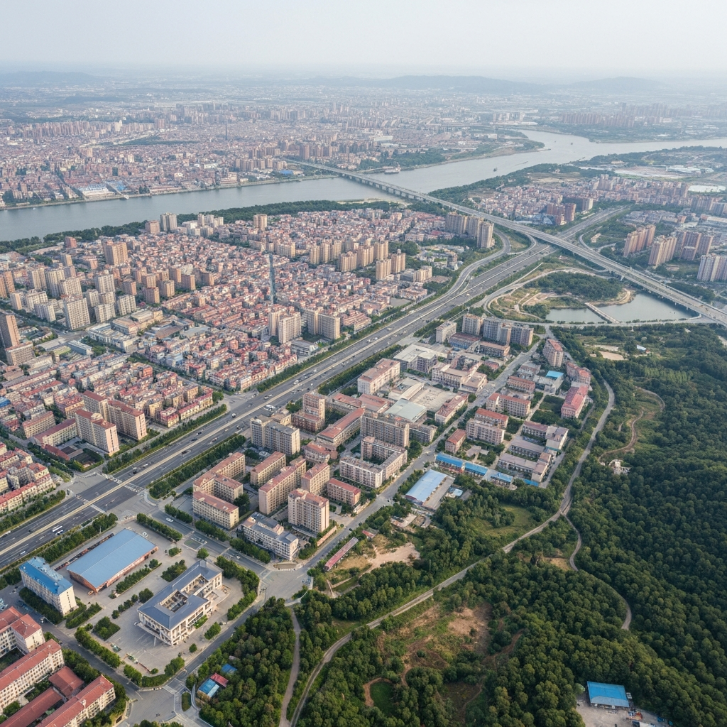 Private jet over Heilongjiang