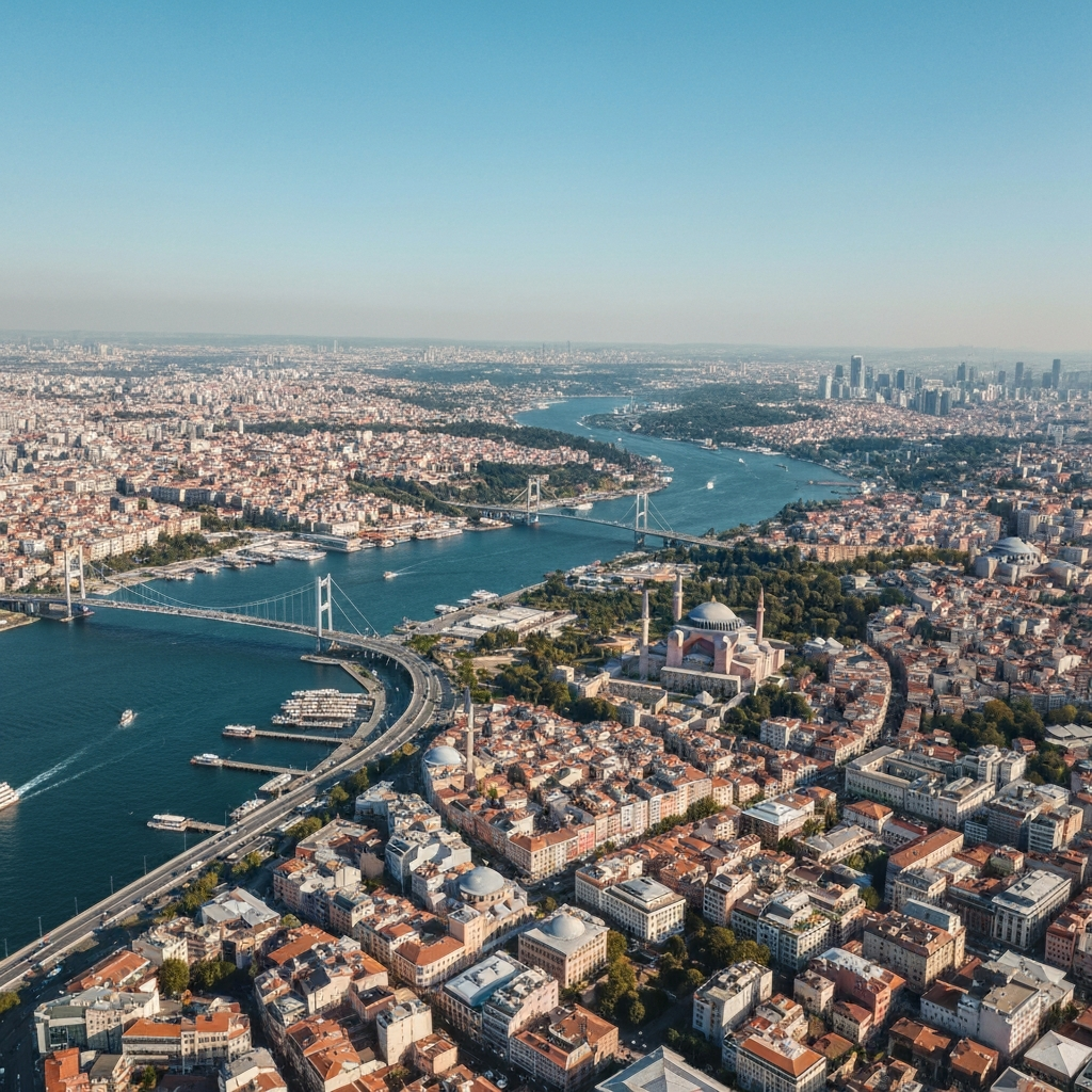 Luxury jet interior on Ankara to Istanbul route