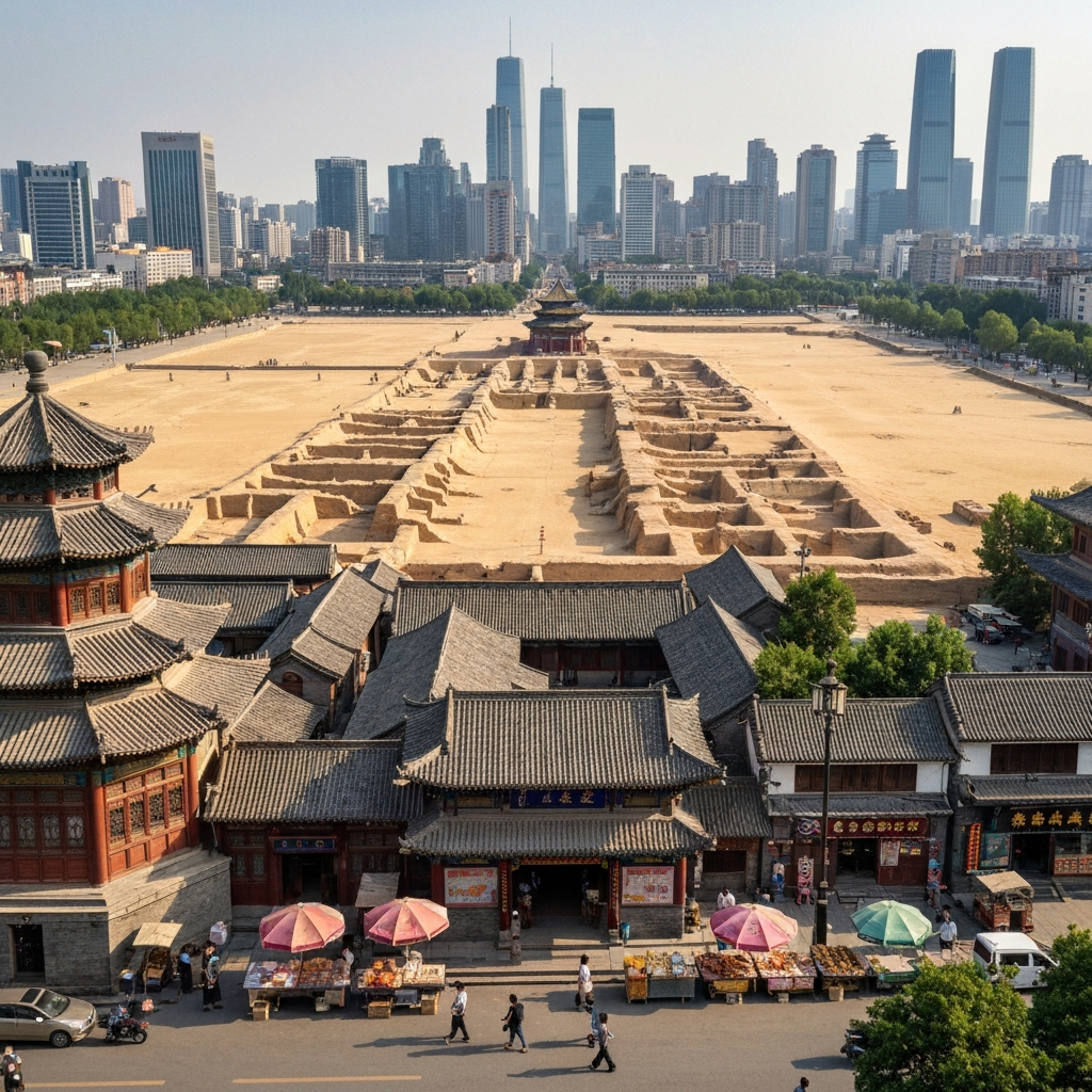 Xi'an City Wall Aerial