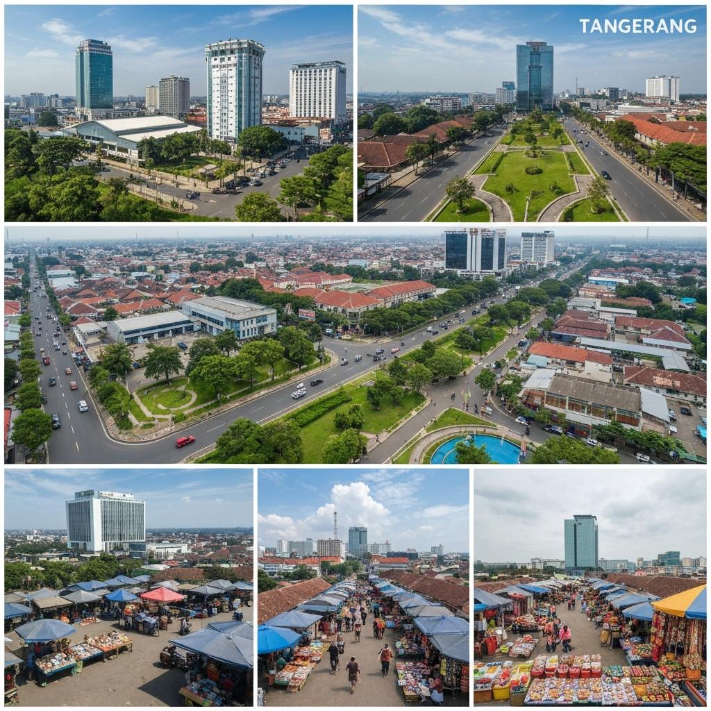 Jet arriving in Tangerang
