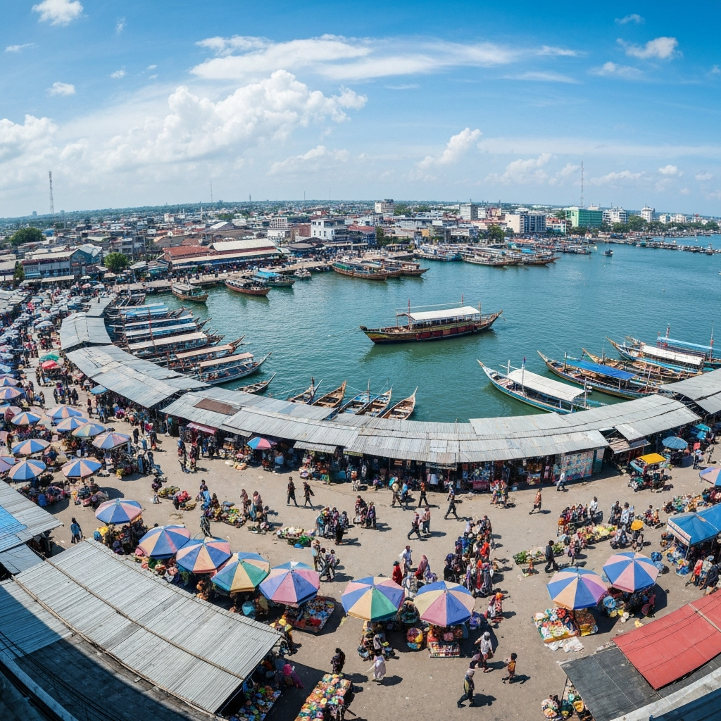 Makassar aerial view