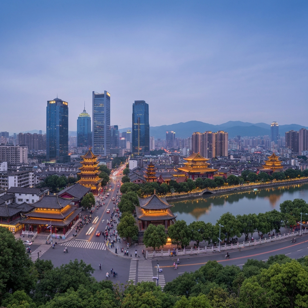 Chengdu skyline