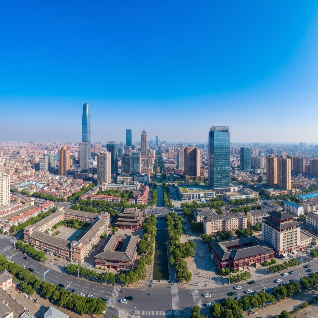 Jiaozuo city view