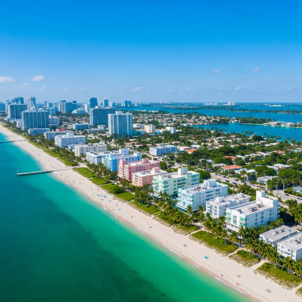 Aerial View of Miami