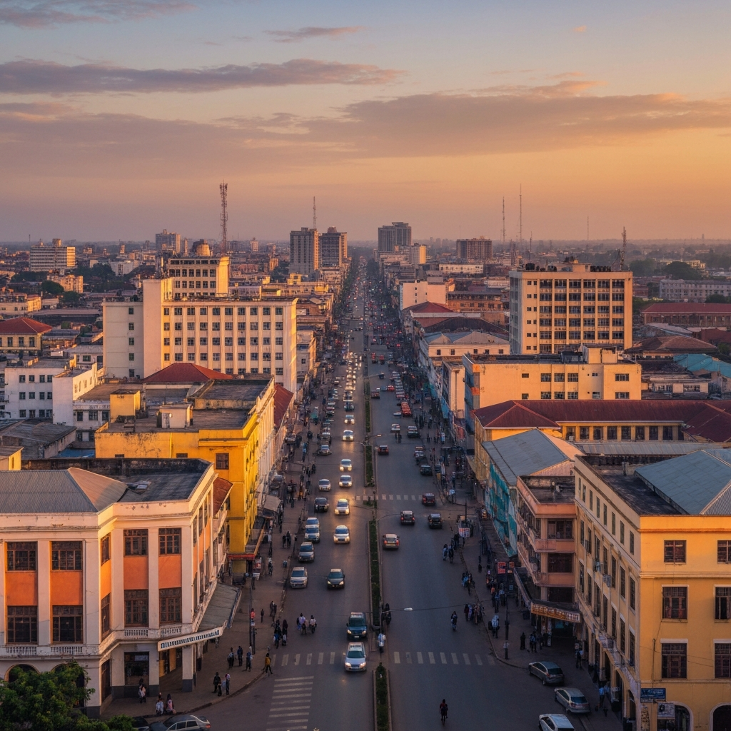 Monrovia Cityscape