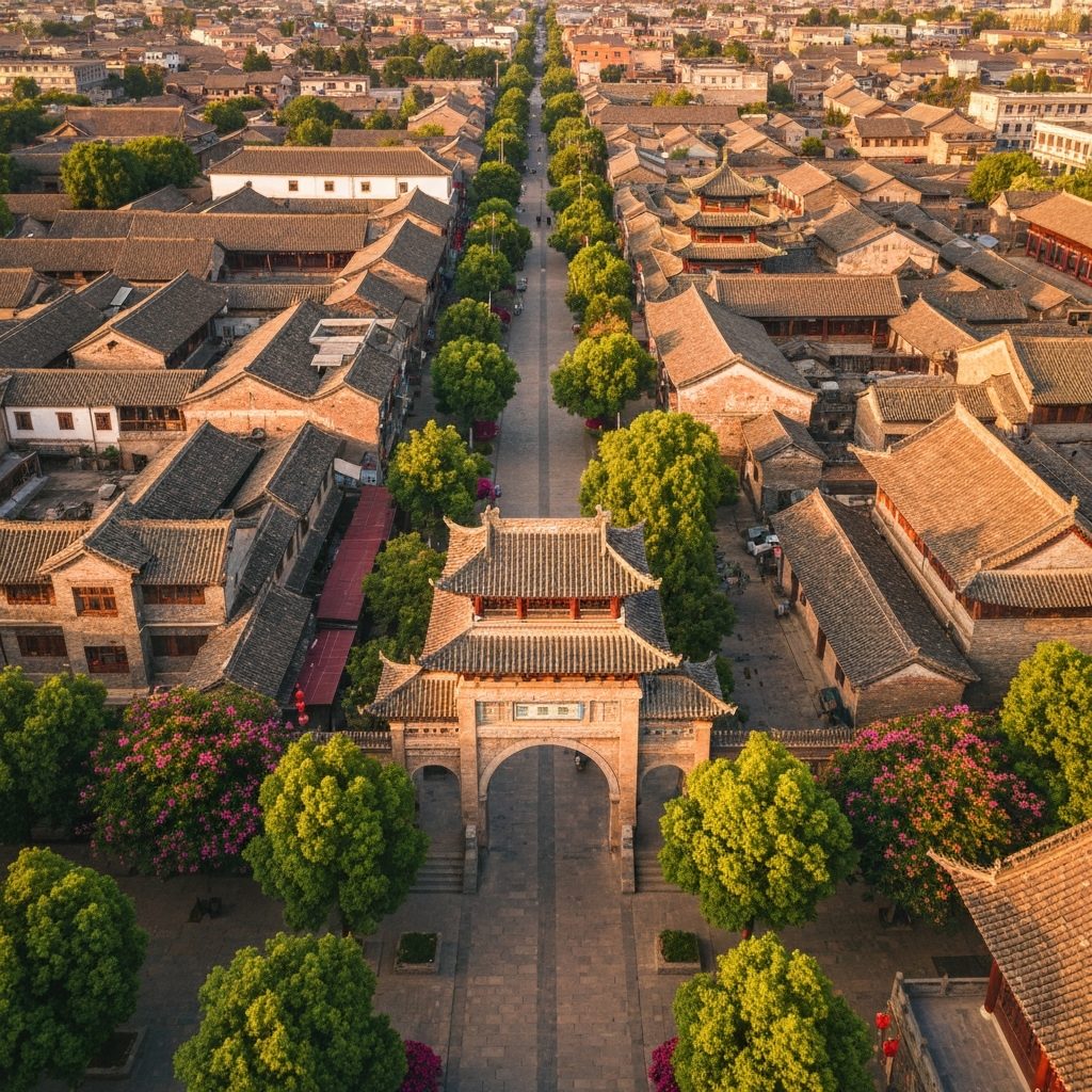 Lu'an scenic mountain view
