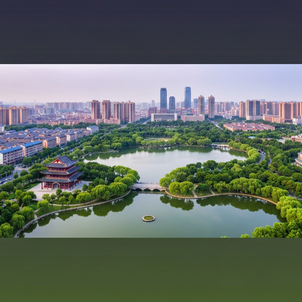 Hefei aerial view