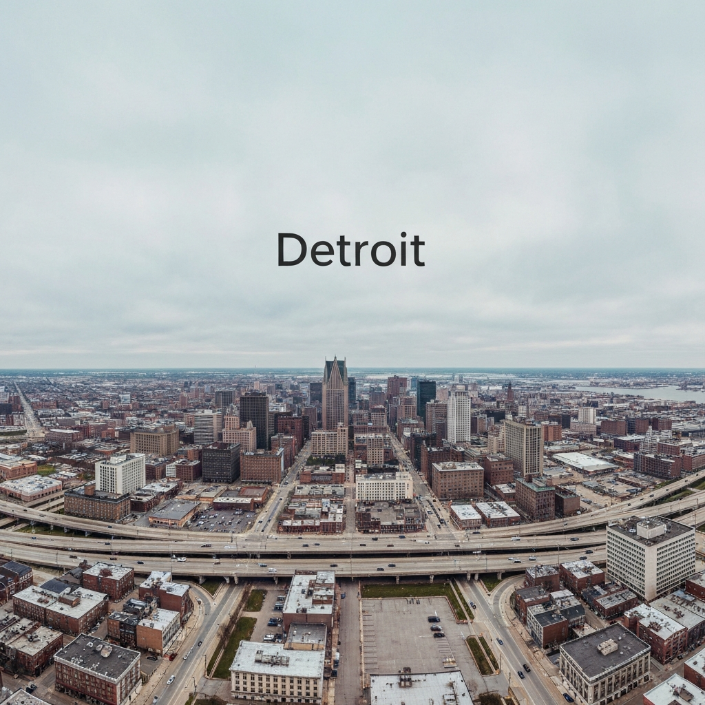 Detroit to Chicago route map