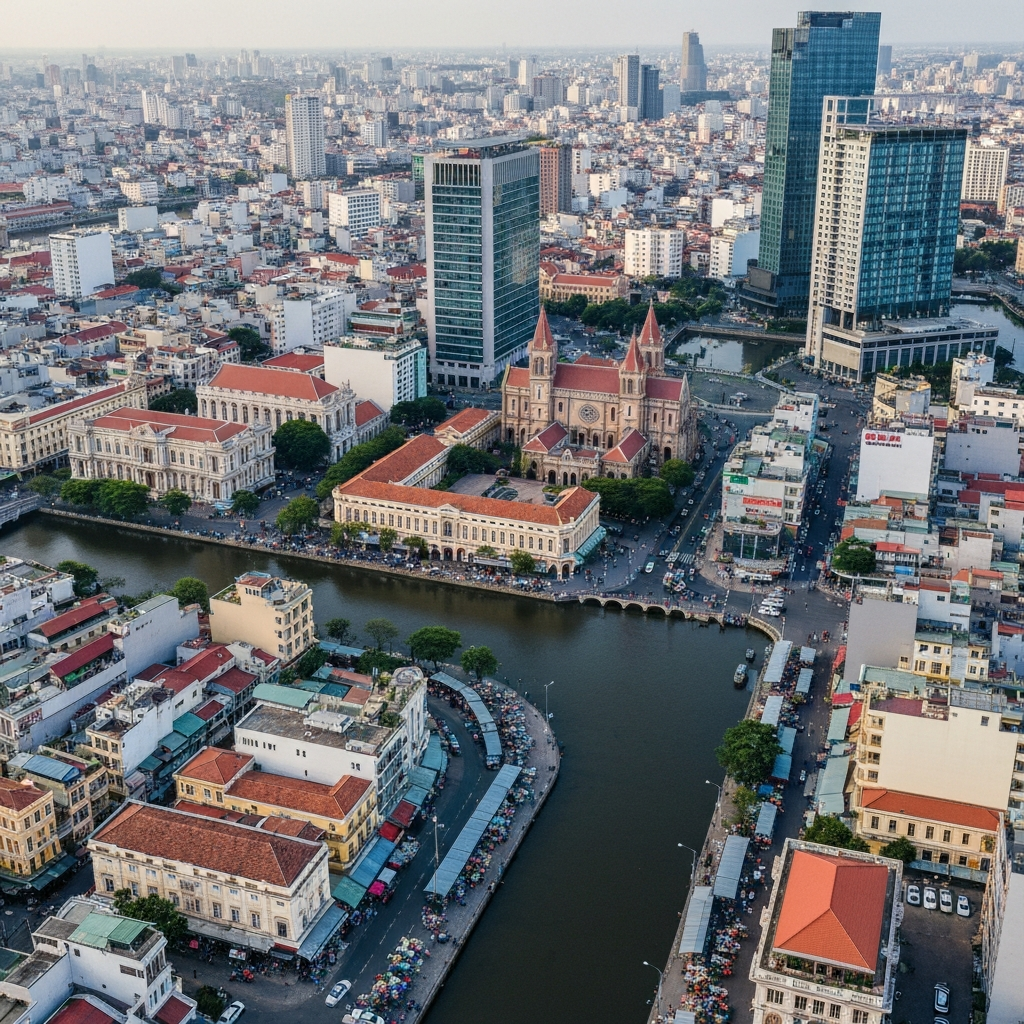 Ho Chi Minh City Jet Arrival