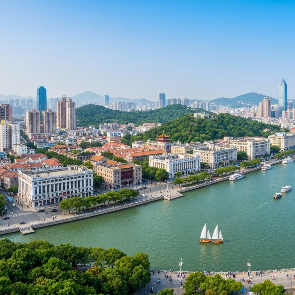 Xiamen city view
