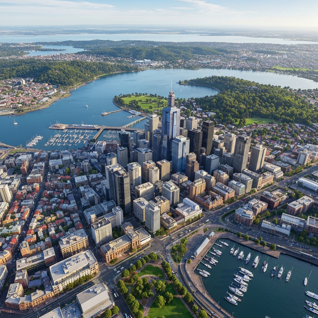 Melbourne city skyline