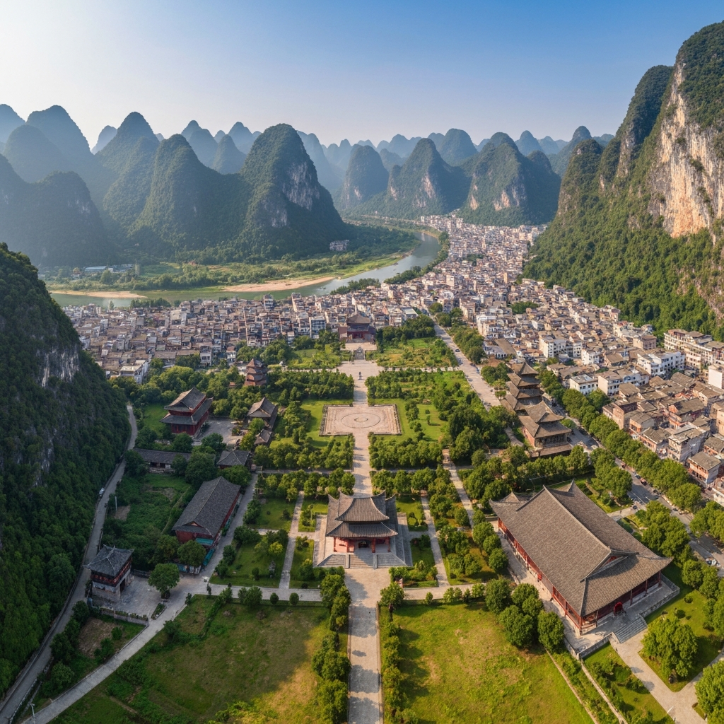 Aerial view of Maoming