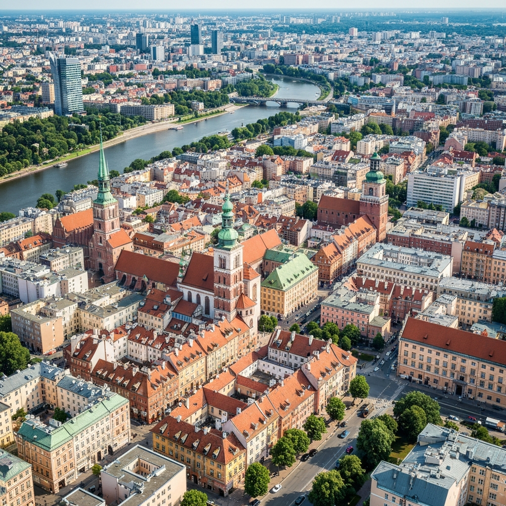 Private jet interior Stockholm to Warsaw