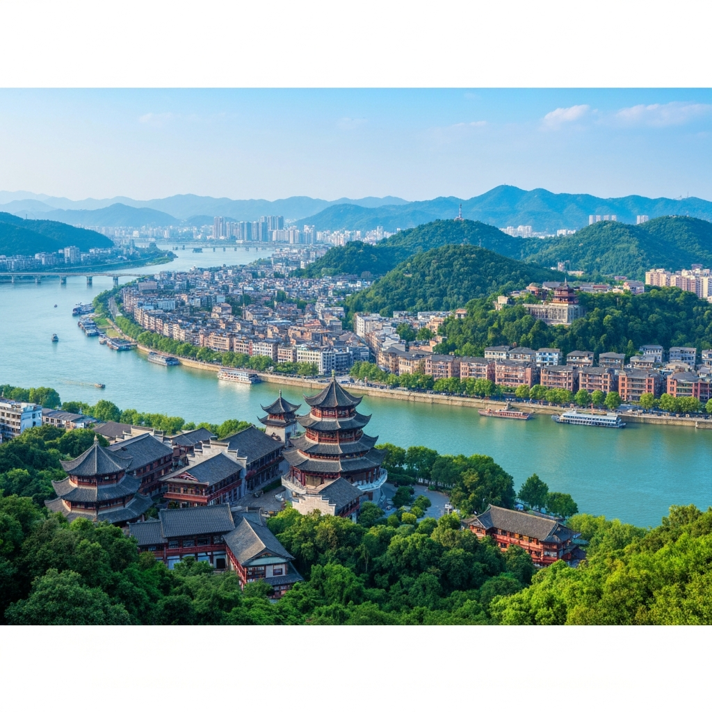 Fuqing city skyline