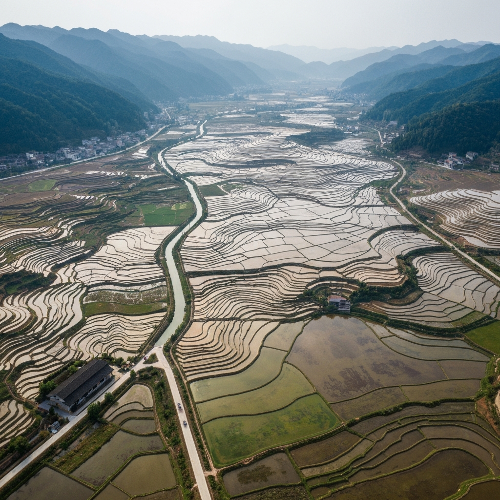 Aerial view of Shuyangzha