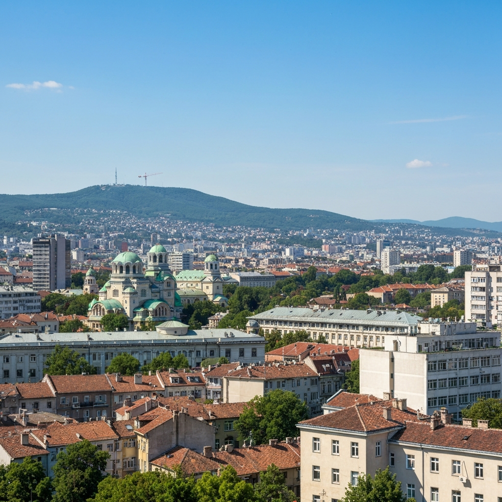 Sofia to Bucharest private jet route