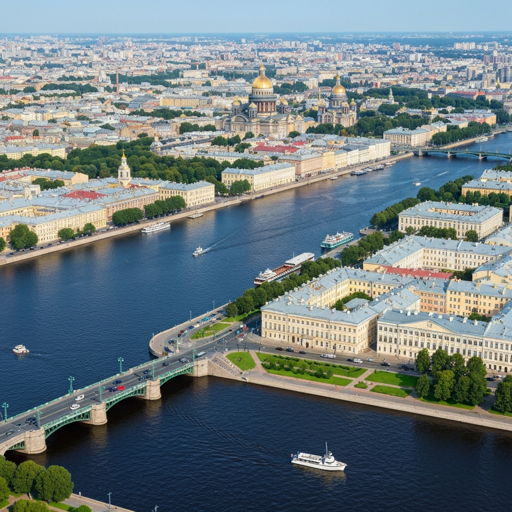 Saint Petersburg at Dusk