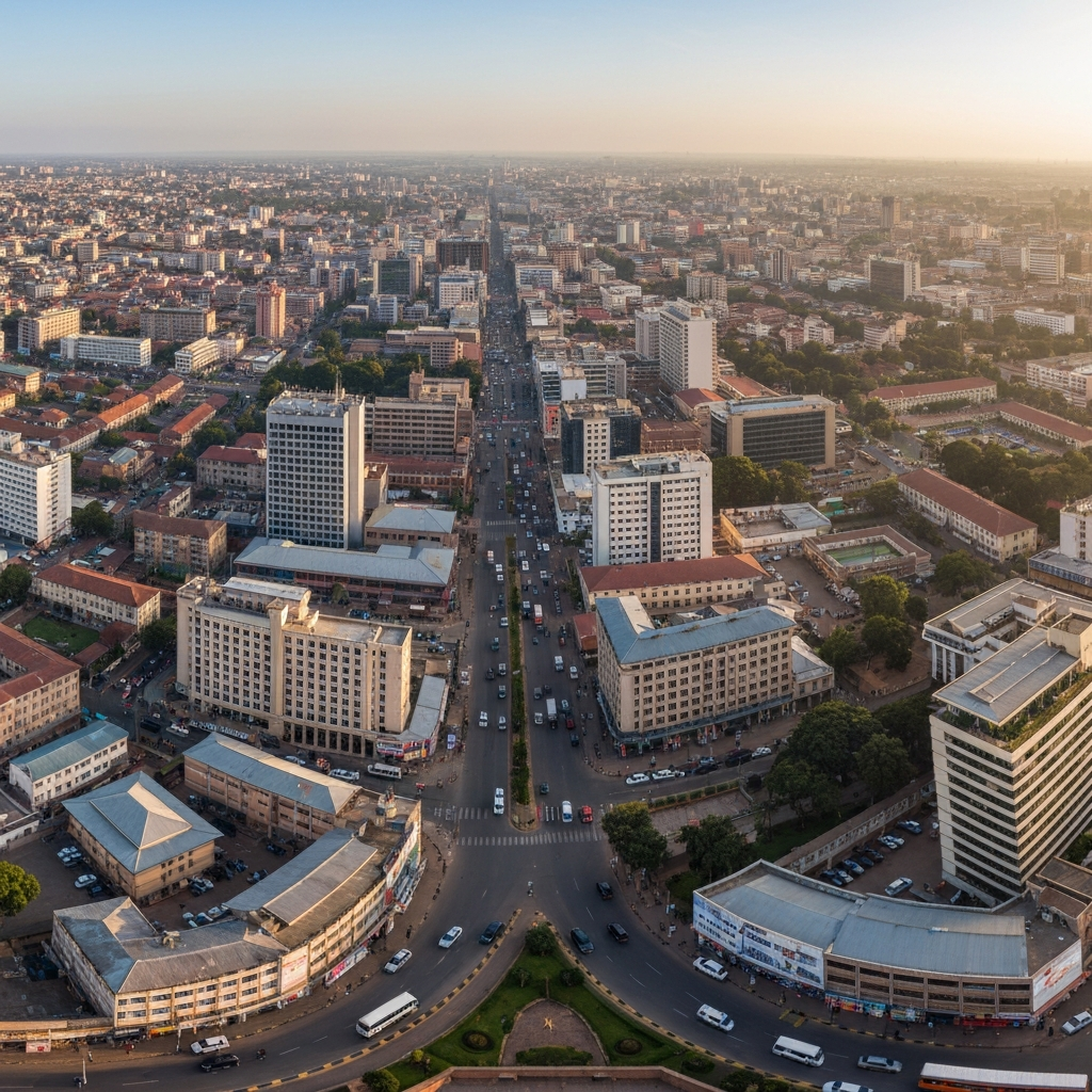 Nairobi private jet route image