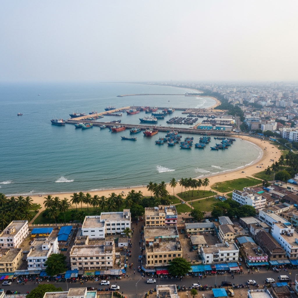 Vishakhapatnam coastline