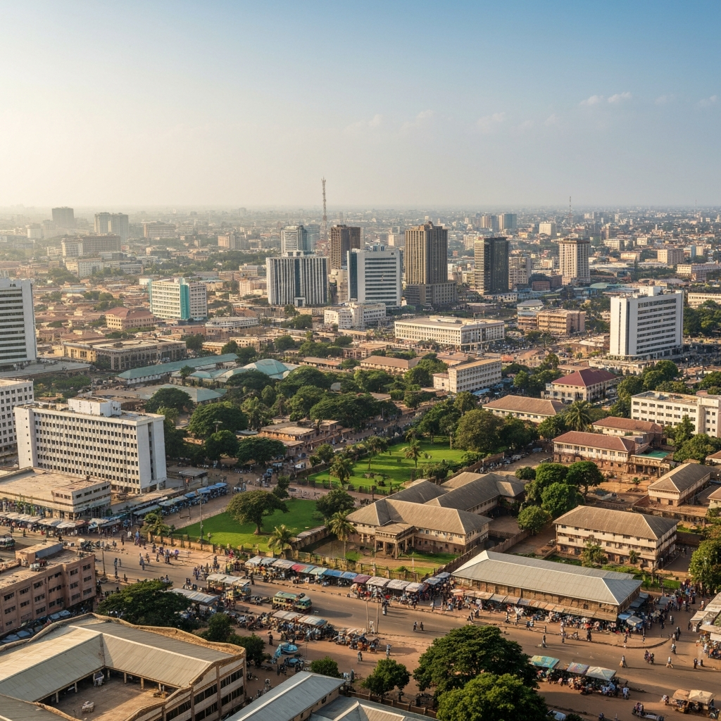 Aerial View of Abuja