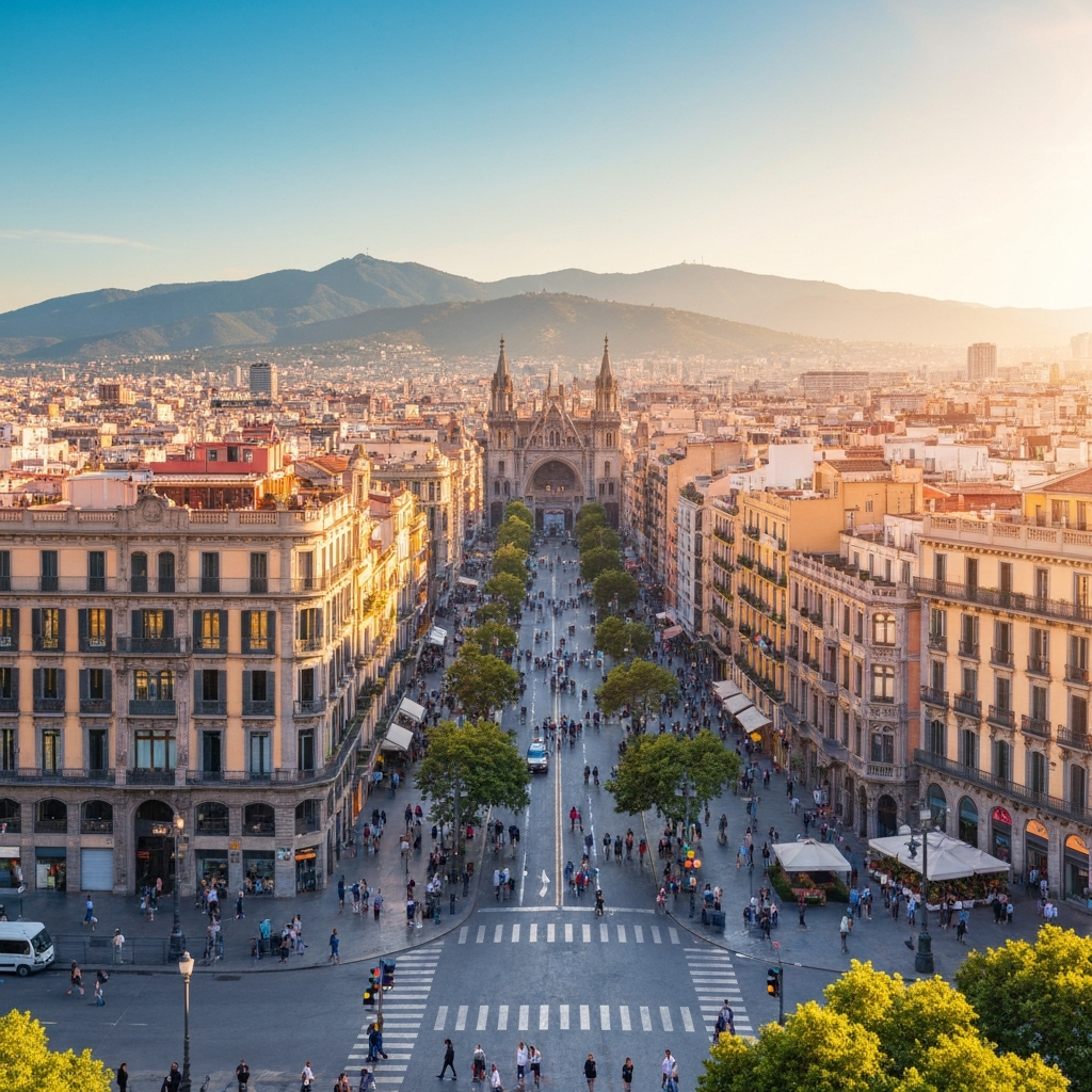 Barcelona cityscape
