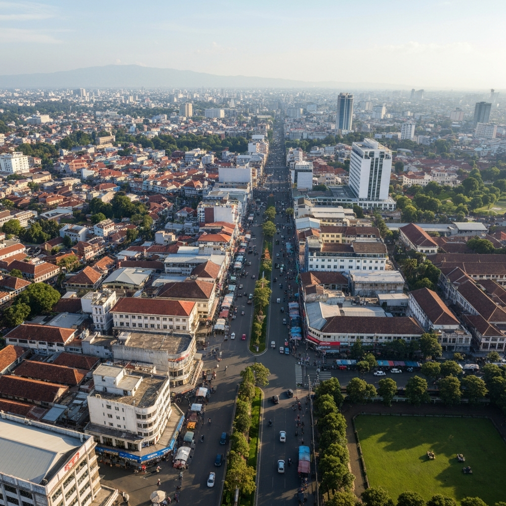 Bandung from above