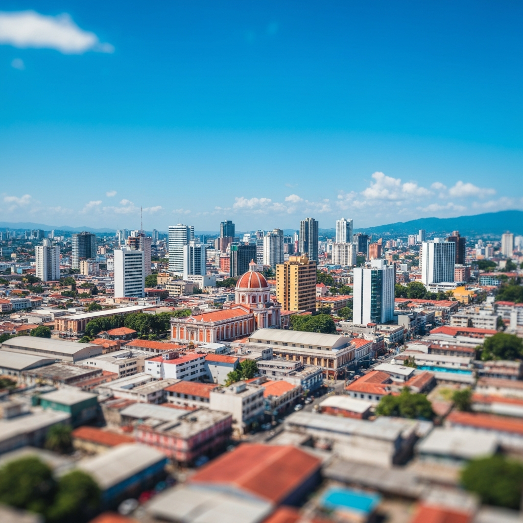Aerial view of Tegucigalpa