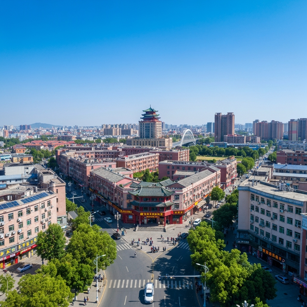Qiqihar aerial view