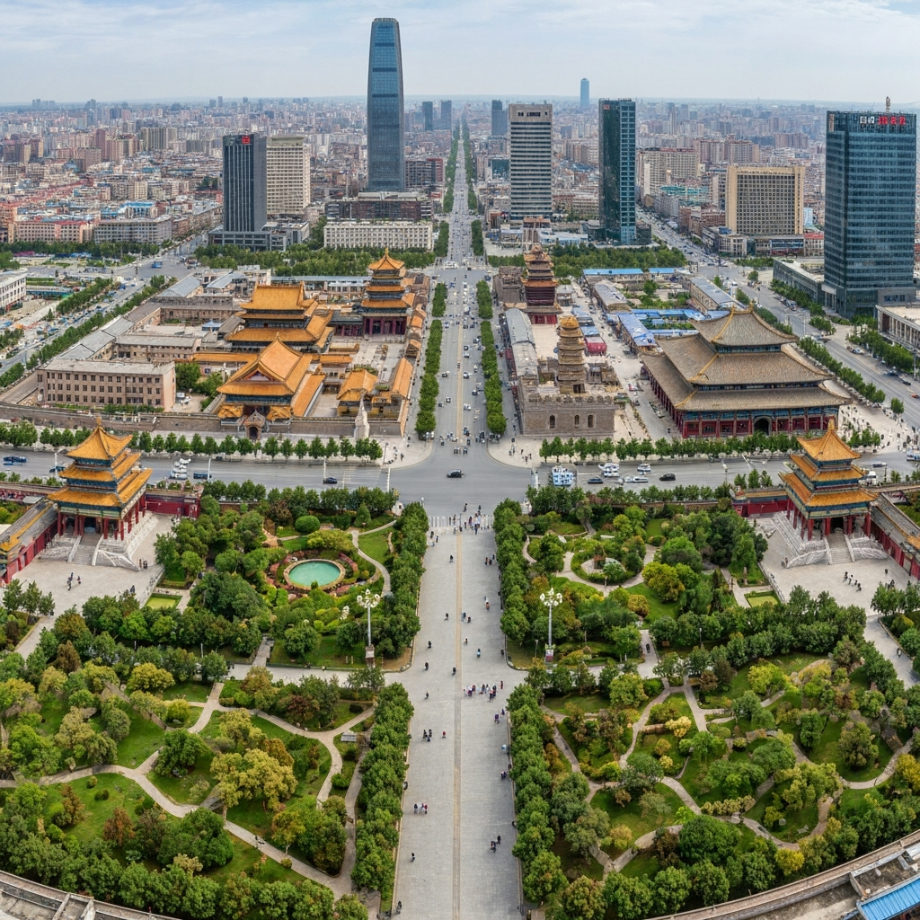 Daqing skyline