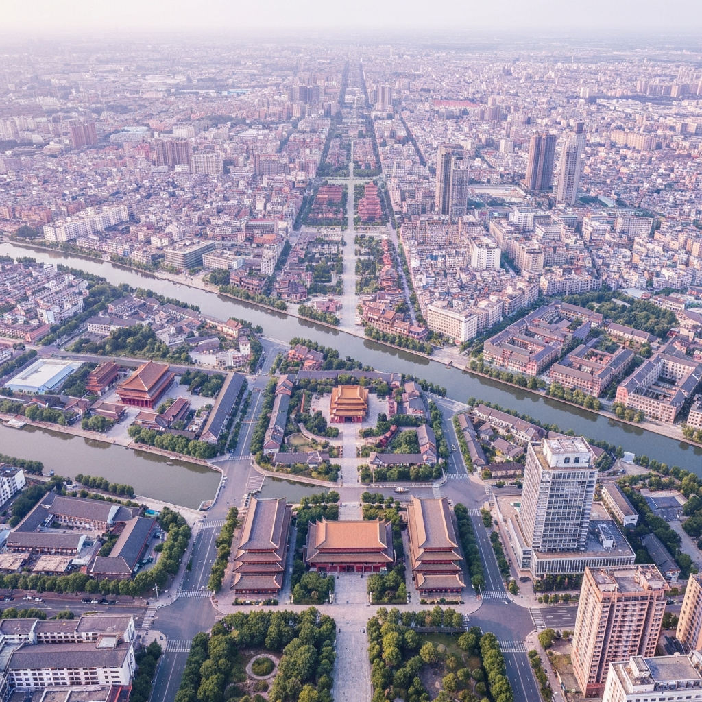 Baiyin aerial view