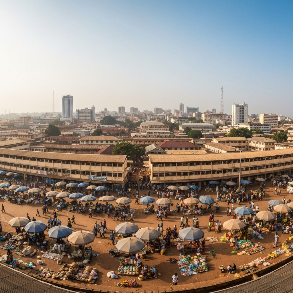 Bangui aerial view
