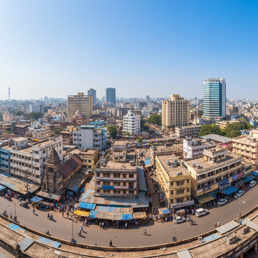 Kalyan City Aerial