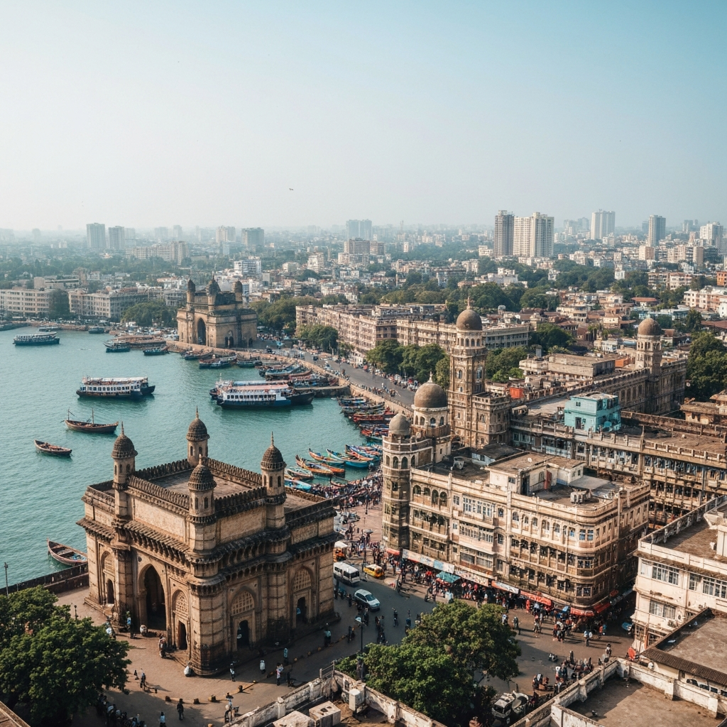 Mumbai Skyline Private Jet