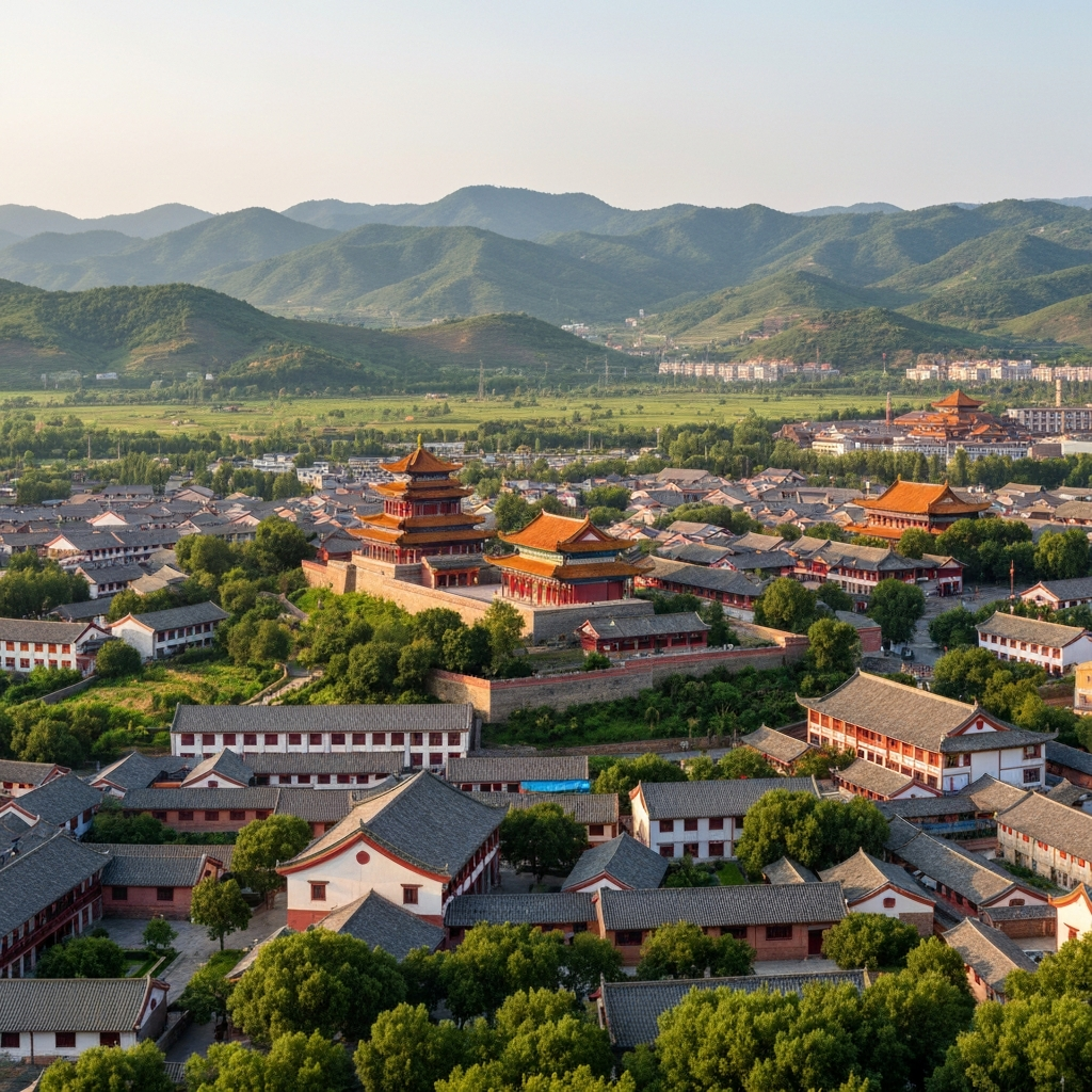 Wuwei cityscape