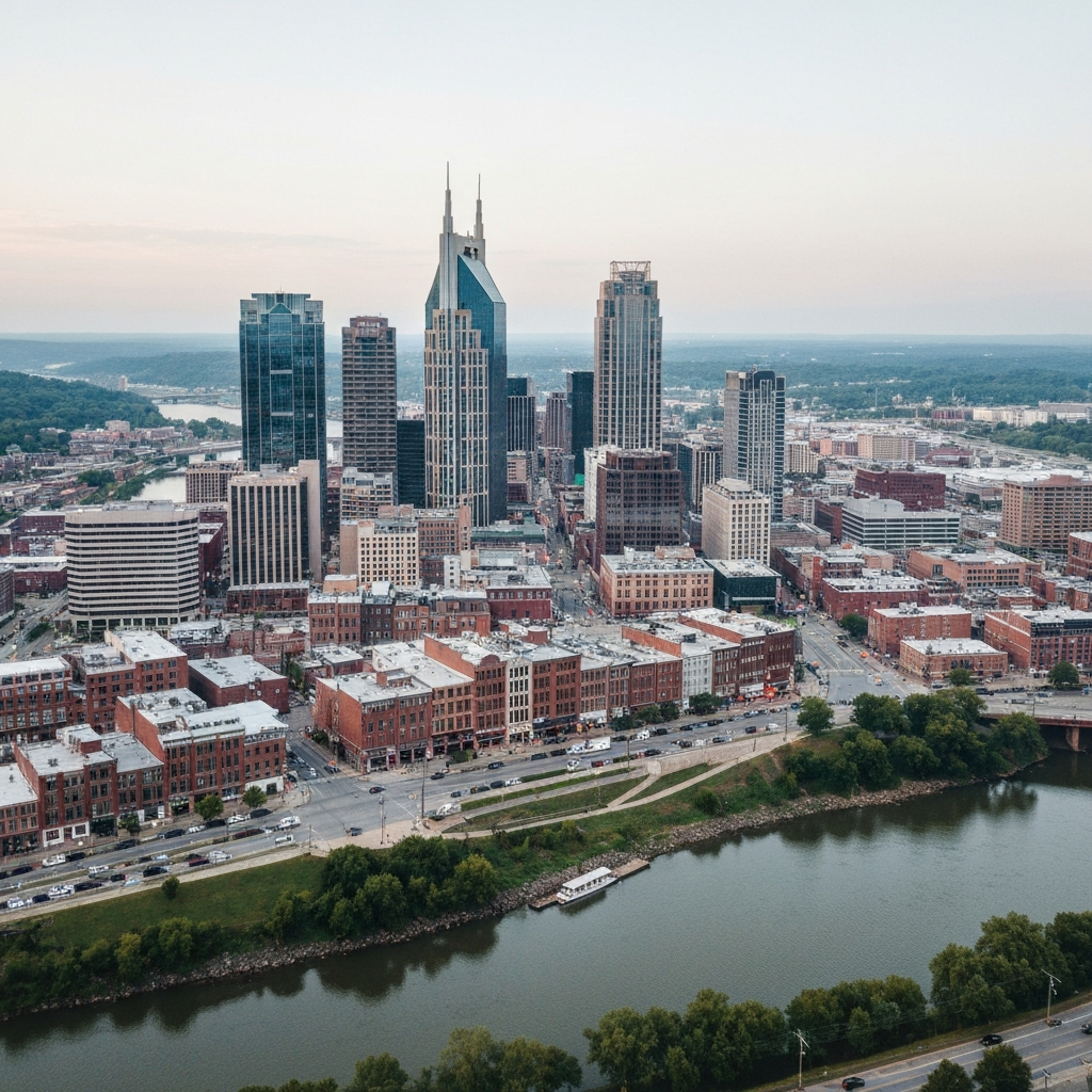 Private Jet departing Nashville