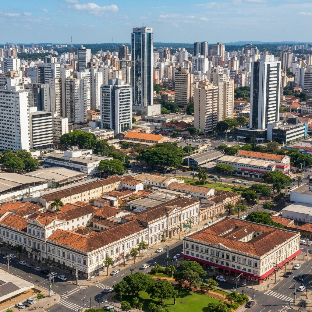 Guarulhos city skyline