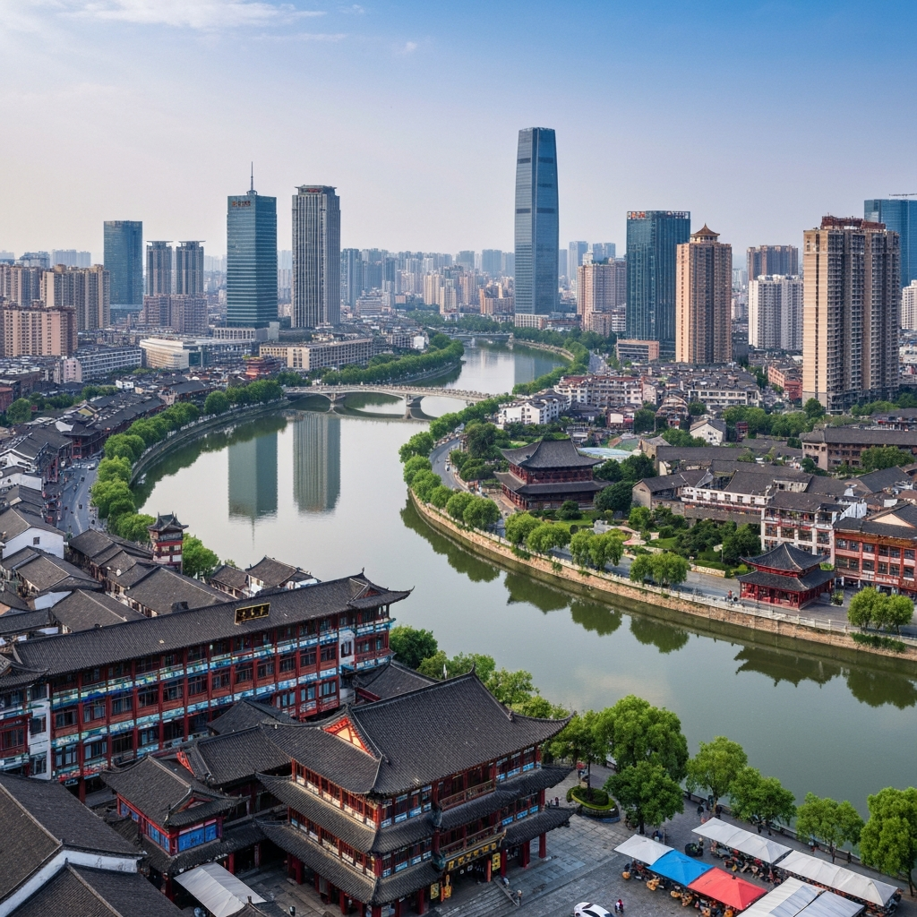 Chengdu Aerial View
