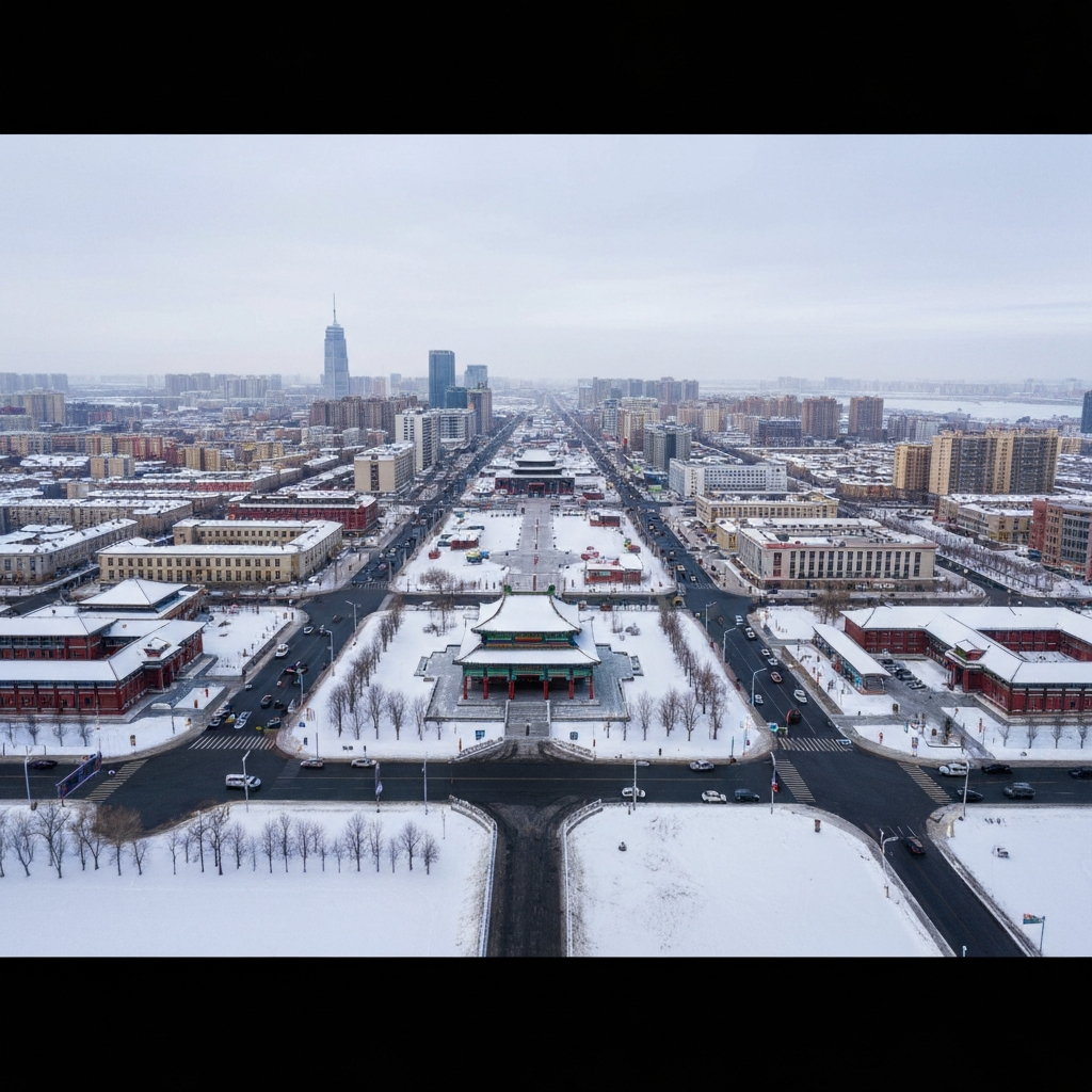 Harbin private jet arrival