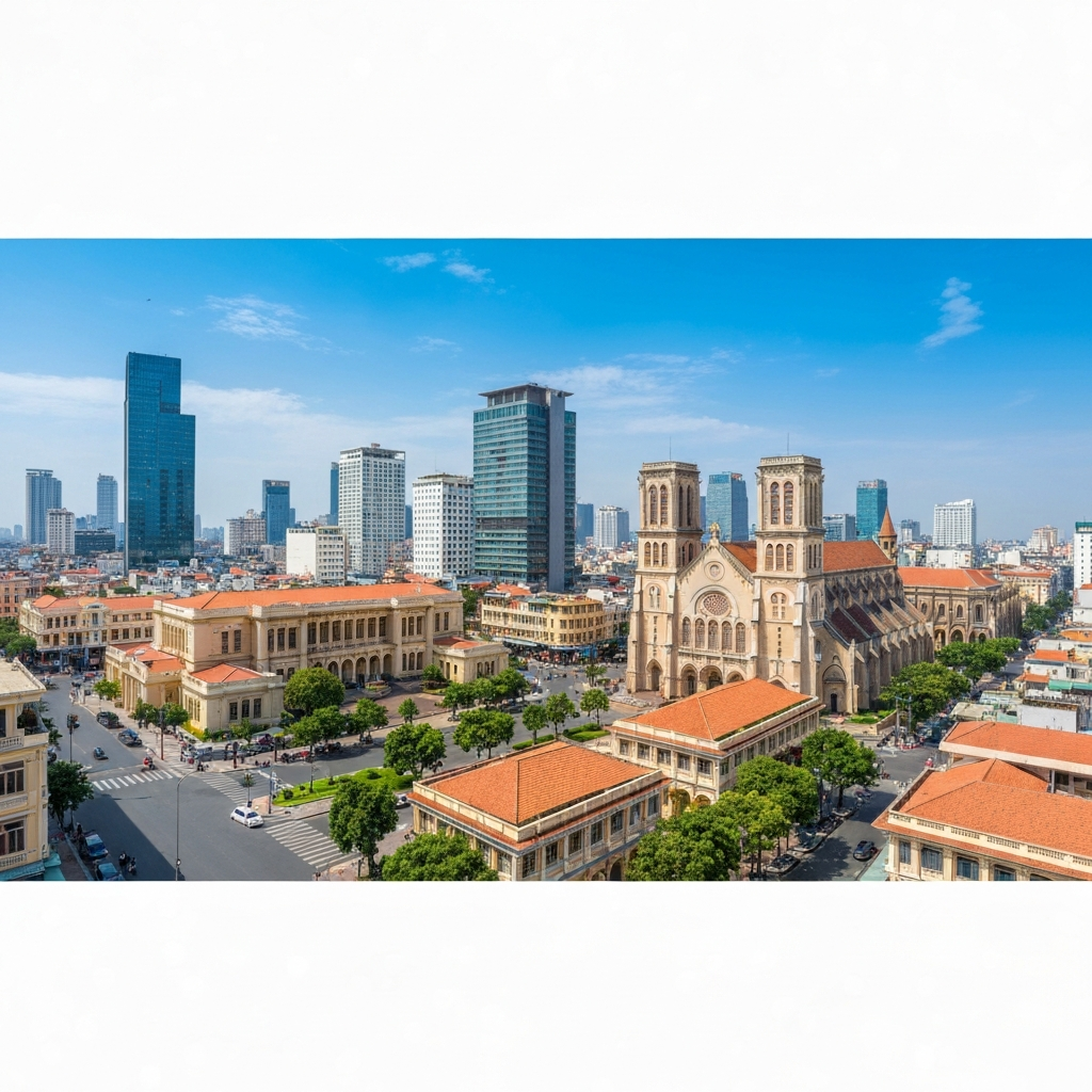 Ho Chi Minh City skyline
