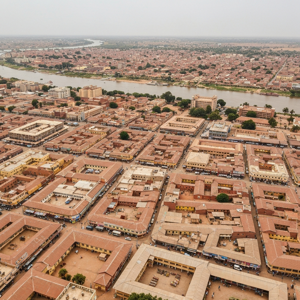 Private jet en route from Bamako to Niamey