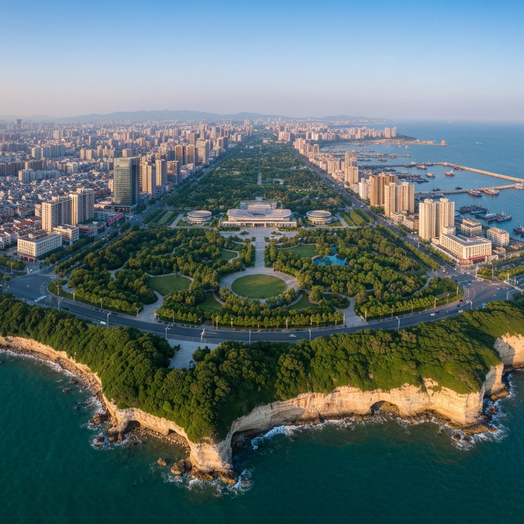 Aerial view of Lianyuan
